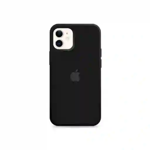 Carcasa Silicona Apple Iphone 12 Negro