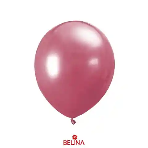 Globo Cromado Rosa 25pcs