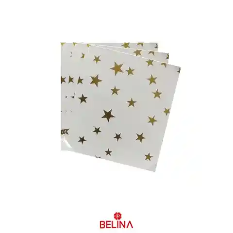 Servilleta Estrella Dorada 16pcs