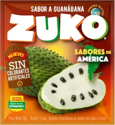 Zuko Refresco En Polvo Sabor Guanabana