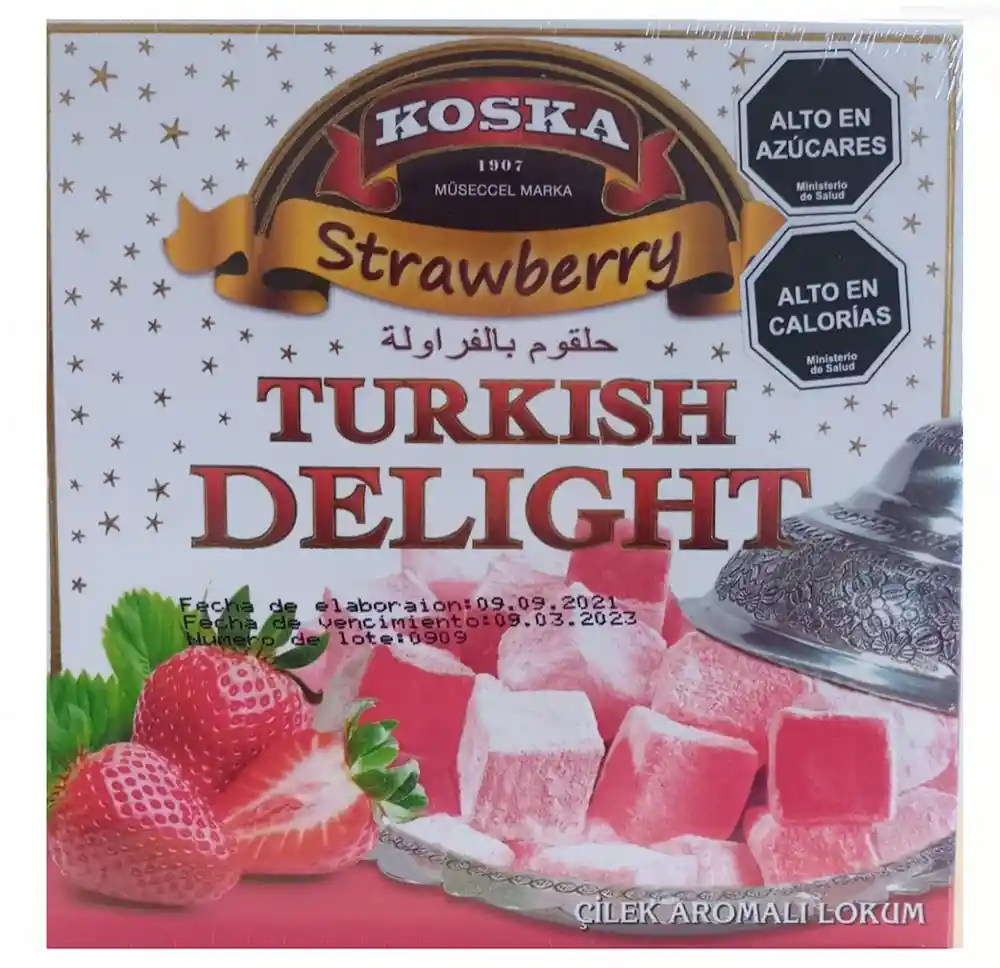 Koska - Turkish Delight Frutilla 200 Gr - Delicia Turca