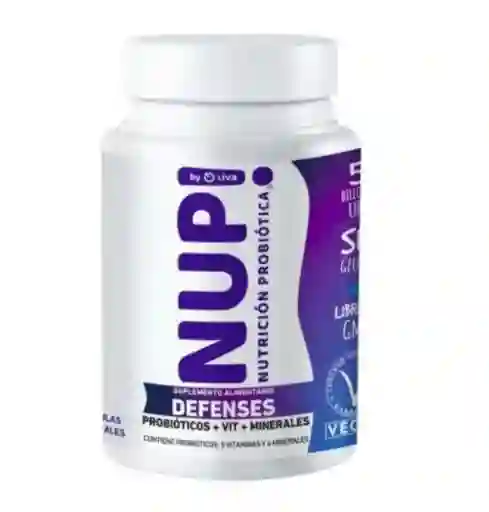 Nup! - Nup Defensas Probiotico + Vitaminas Y Minerales 60 Caps