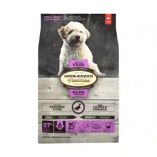 Oven-baked Alimento Para Perros, Raza Pequeña, Libre De Granos, Sabor Pato (4,54 Kg)