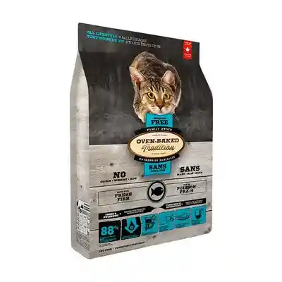 Oven-baked Alimento Para Gatos Cachorros Y Adultos Libre De Granos Sabor Pescado (2,27 Kg)
