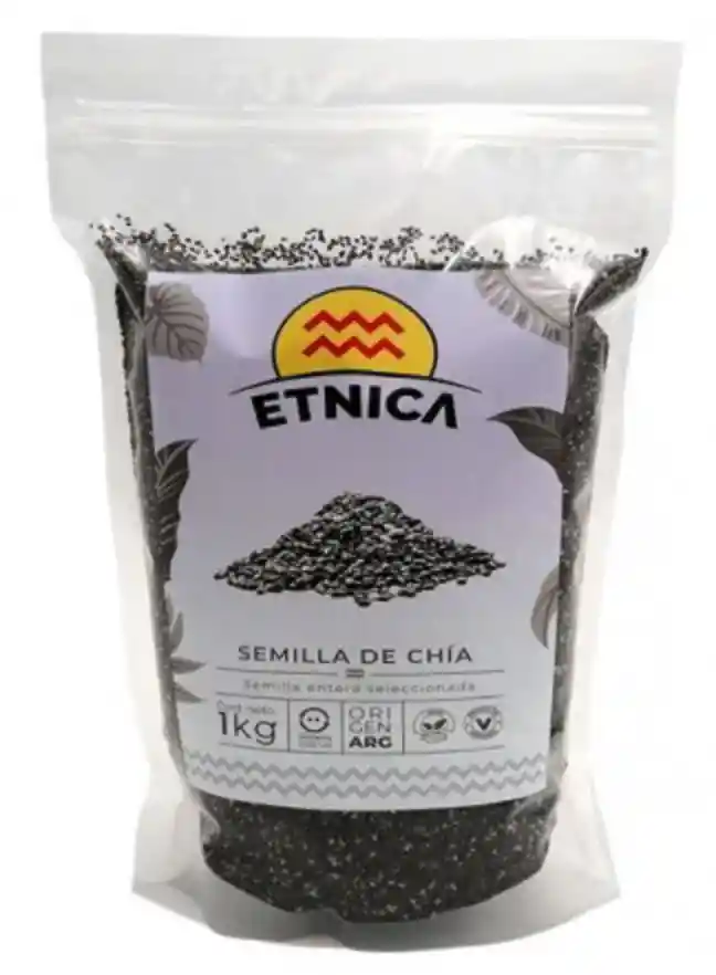  Etnica  Semillas De Chia  Selección Adas 1Kg 