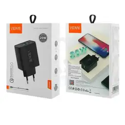 Cargador Usb/tipo-c De 20w Carga Ultra Rápida + Cable Tipo-c