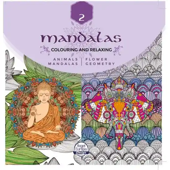 Libro De Mandalas Para Colorear N°2 Distintos Diseños