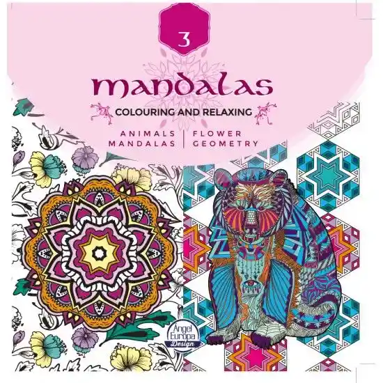 Libro De Mandalas Para Colorear N°3 Distintos Diseños