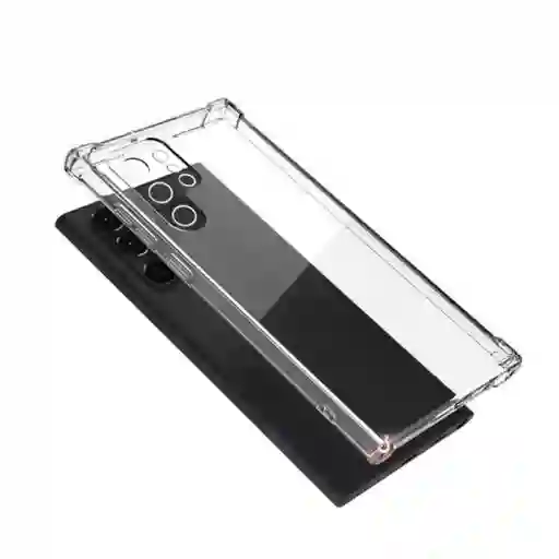 Carcasa Transparente Para Samsung S23 Ultra Con Bordes Reforzados