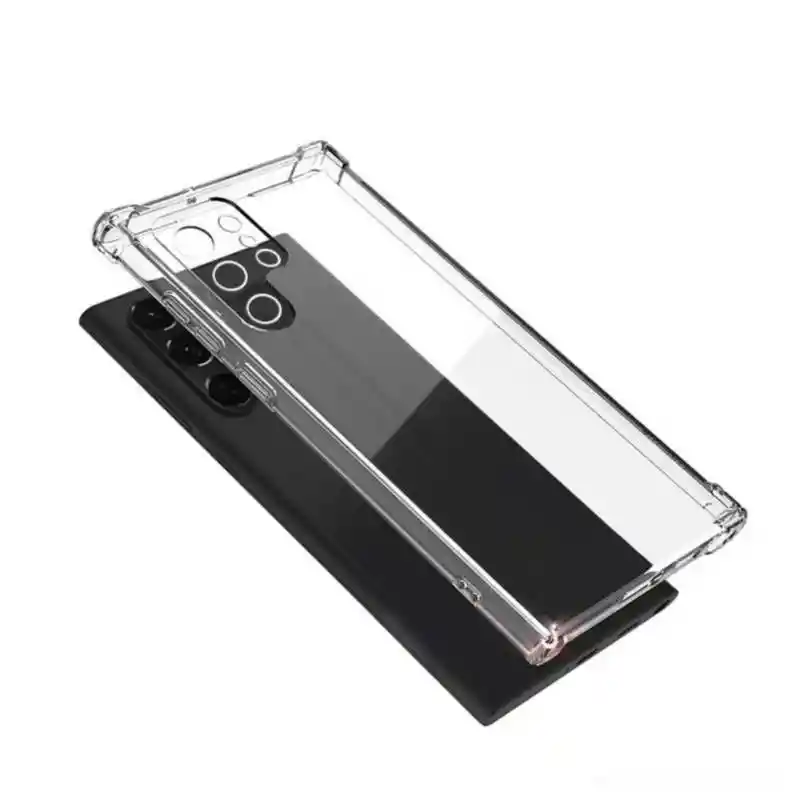 Carcasa Transparente Para Samsung S23 Ultra Con Bordes Reforzados