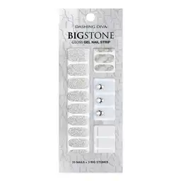 Big Stone Gloss Gel Nail Strip: Gvp51b