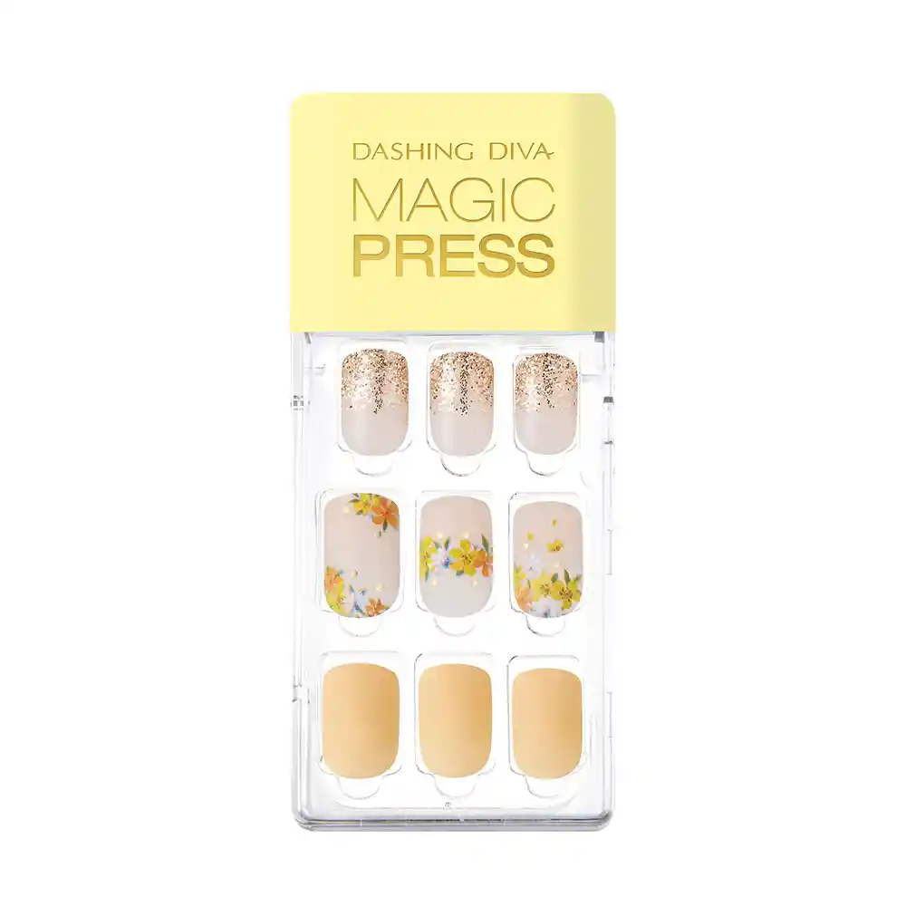 Magic Gel Press Manicure: Mdr604 (square-super Slim Fit)