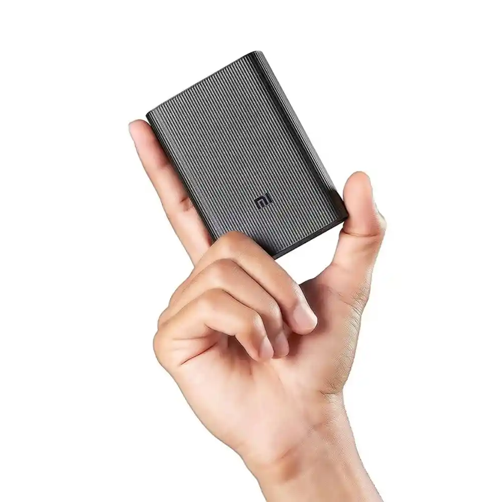 Xiaomi Mi Powerbank 3 Ultra Compact 10000 Mah Negro