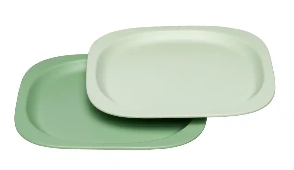 Platos Green Pack 2 Color Verde