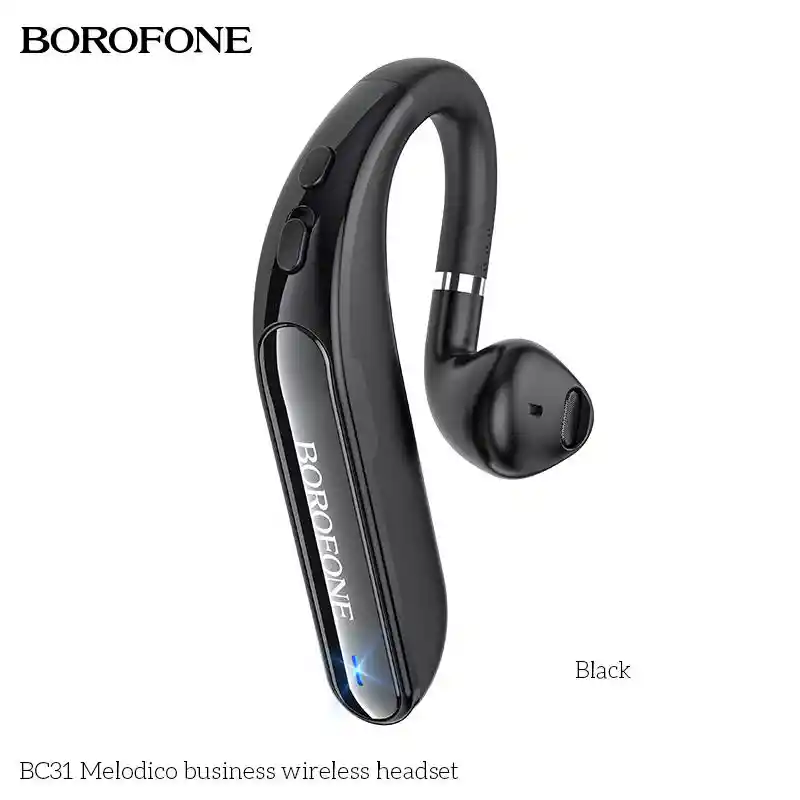 Auriculares Bc31 Inalámbricos Empresariales Negro Capacidad De La Batería 150 Mah, Tiempo De Carga: Unos 60 Minutos