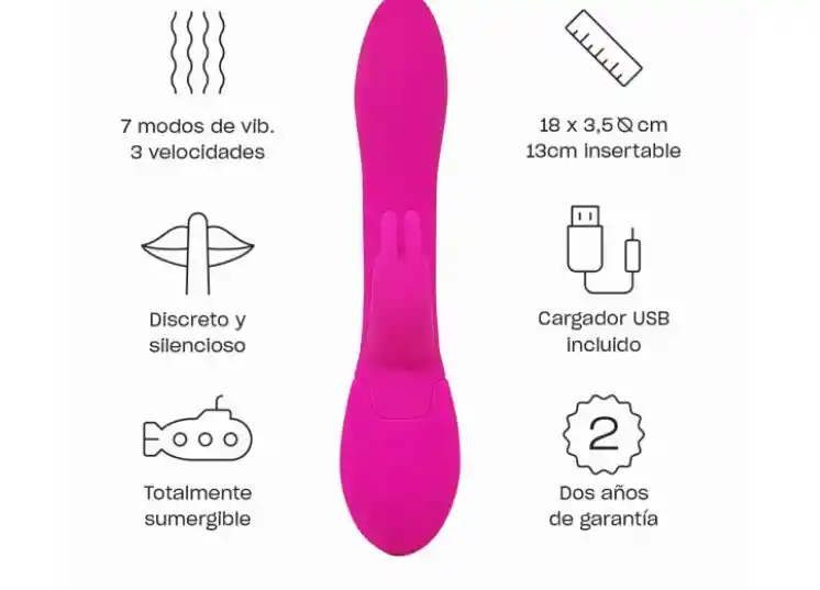 Juguete Para Adultos Dildo Recargable Flexible Vibrador