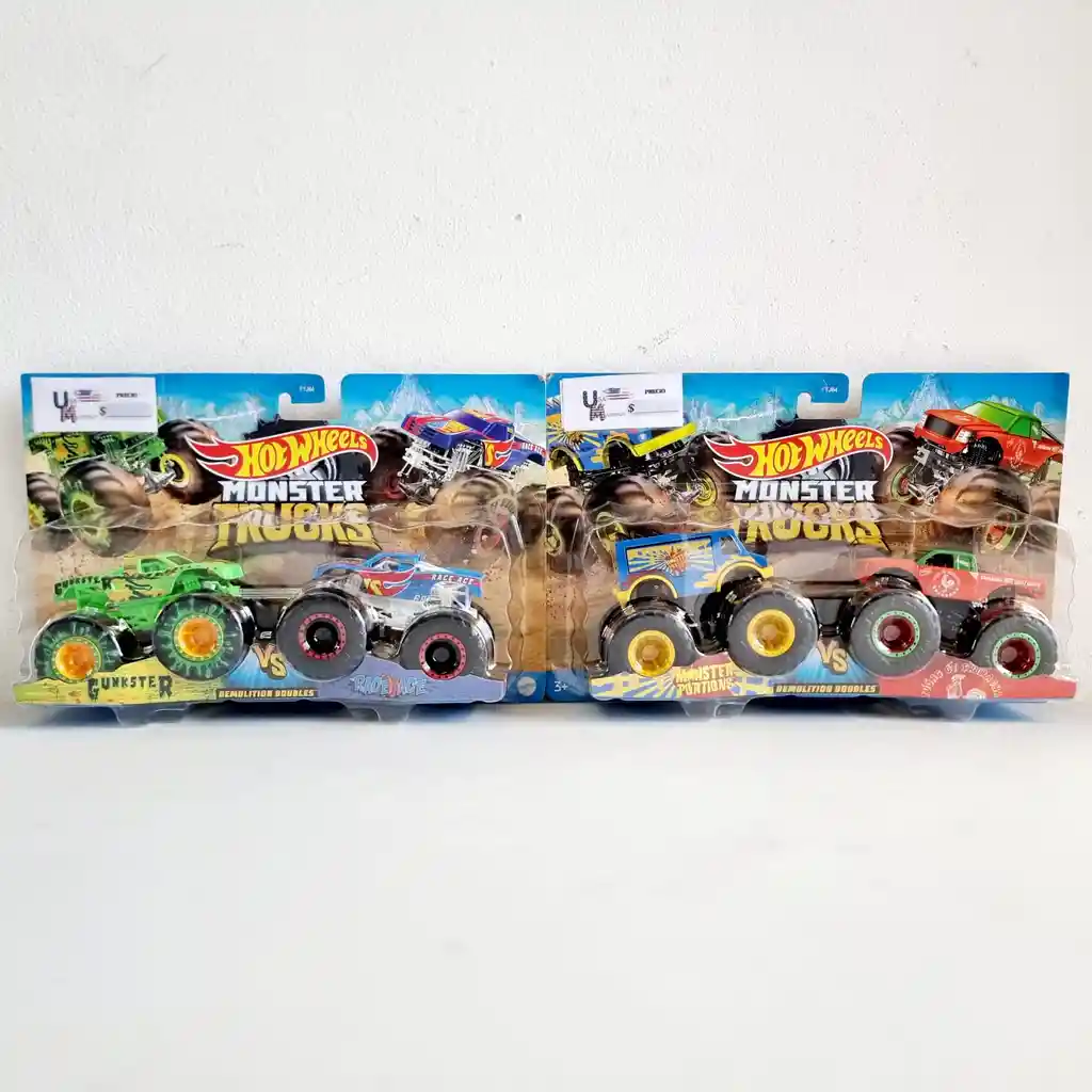 Set 2 Vehiculos Hotweels Monster Truck