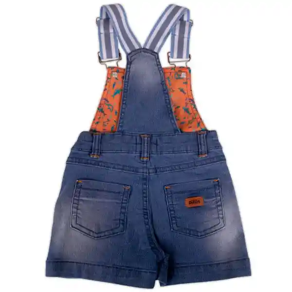 Jardinera Bebé Niño Denim Talla 18 M Pillín