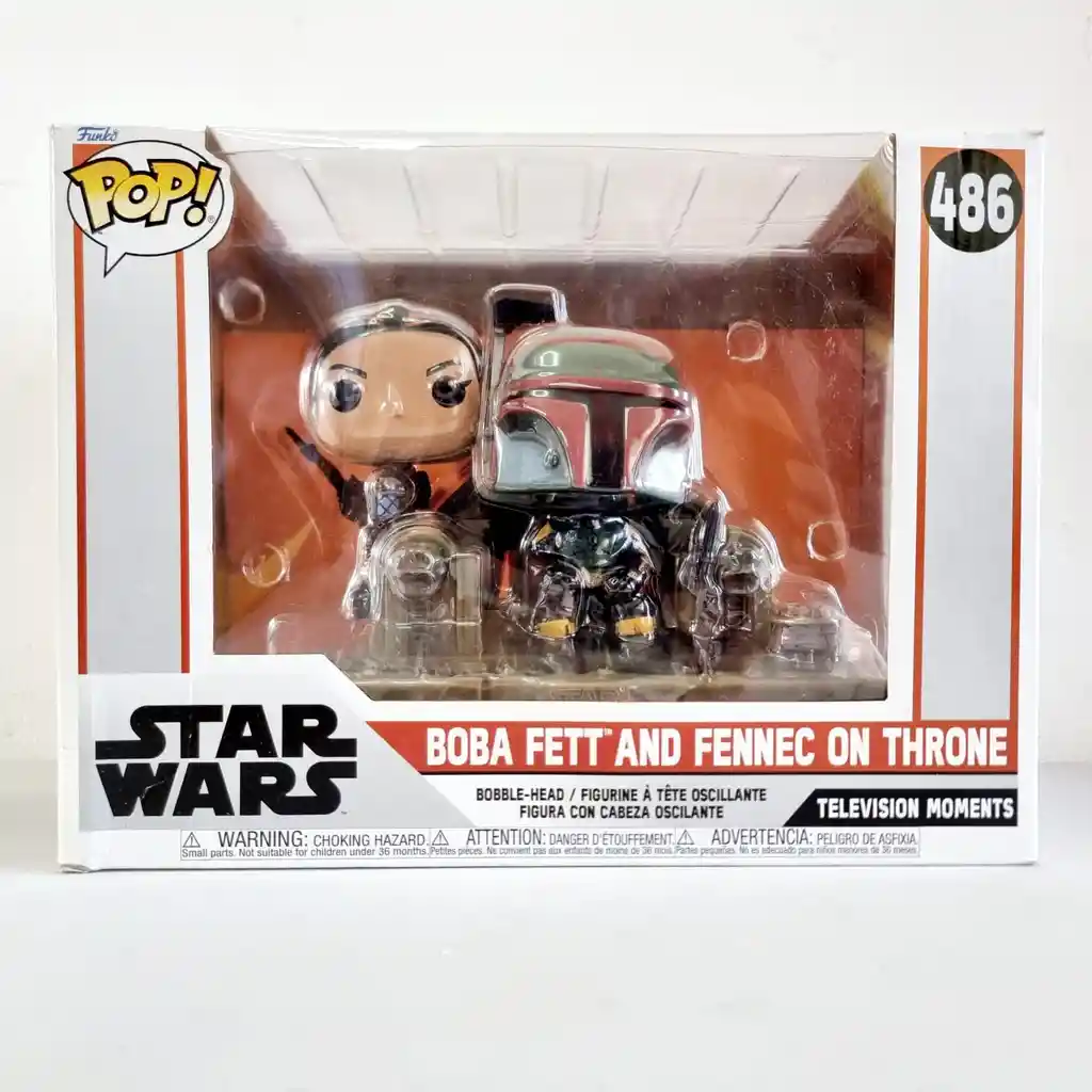 Figura Pop Star Wars Boba Fett Fennec On Throne