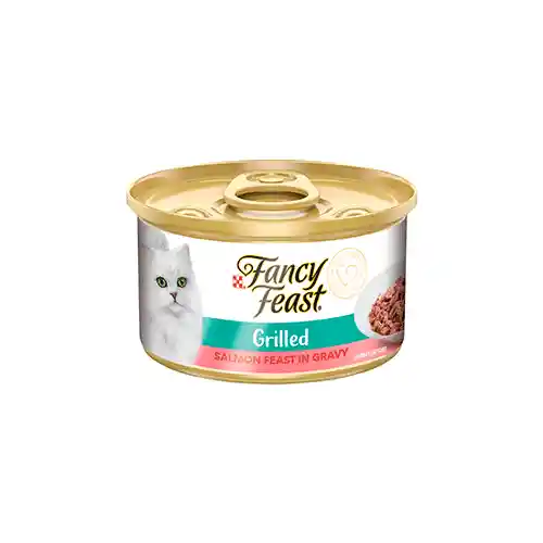 Fancy Feast Alimento Húmedo Mini Filetes Con Salmón 85gr