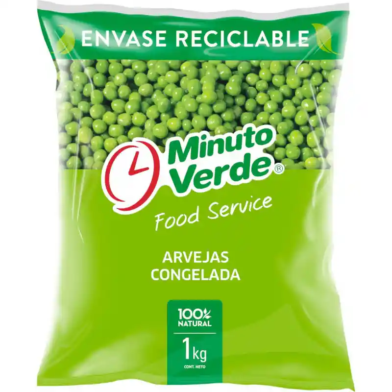 Arvejas Minuto Verde 1 Kilo