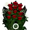 Ramo Premium De 12 Rosas Rojas