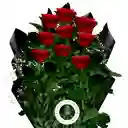 Ramo Premium De 9 Rosas Rojas