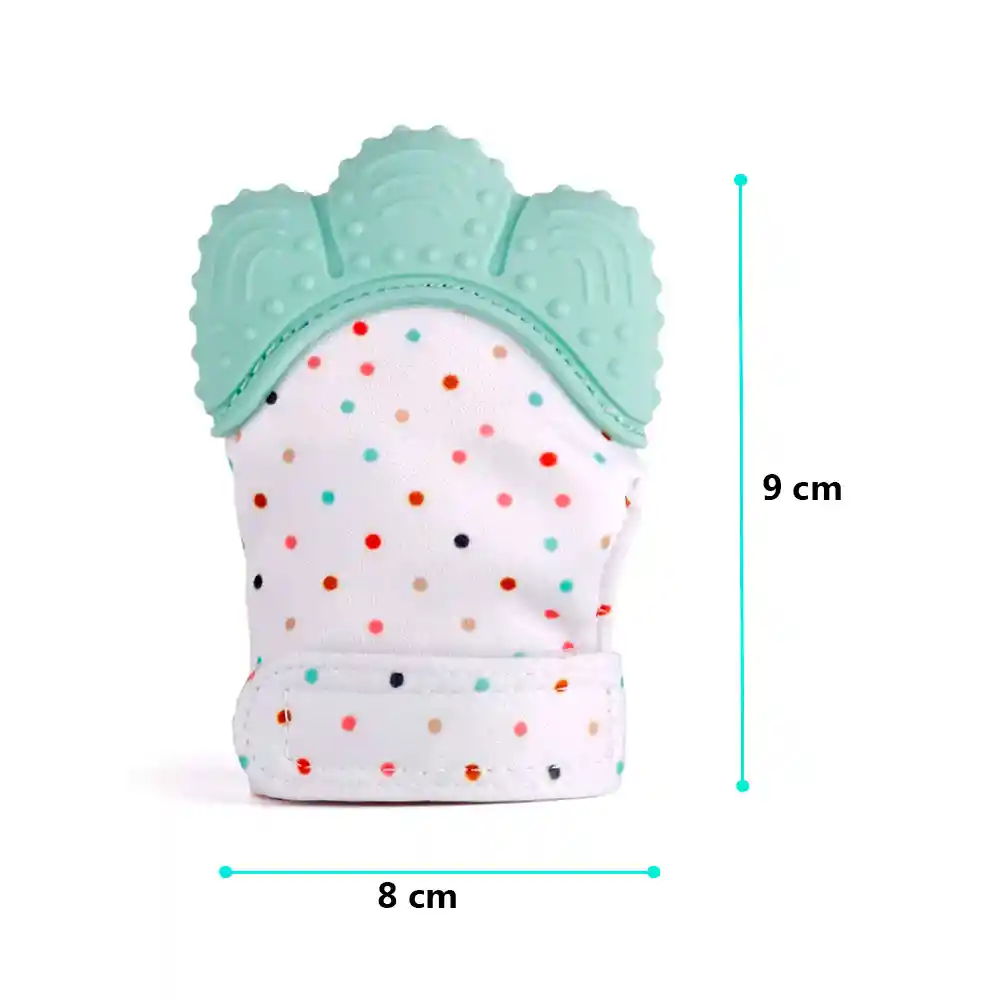 Guante Mordedor Mitón Silicona Dentición Rasca Encía De Bebé