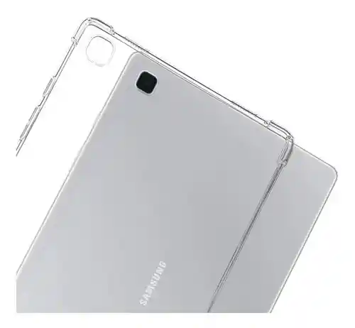 Funda Resistente De Silicona Transparente Anti Golpes, Con Bordes Rereforzados Para Tablet Samsung A7 Lite