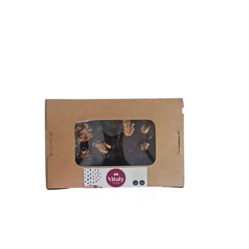 	brownie Keto Caja 160 Gr Marca Vitalyfoods
