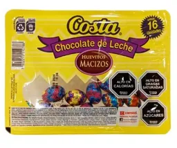 Huevos De Chocolate Macizos Costa 16 Und