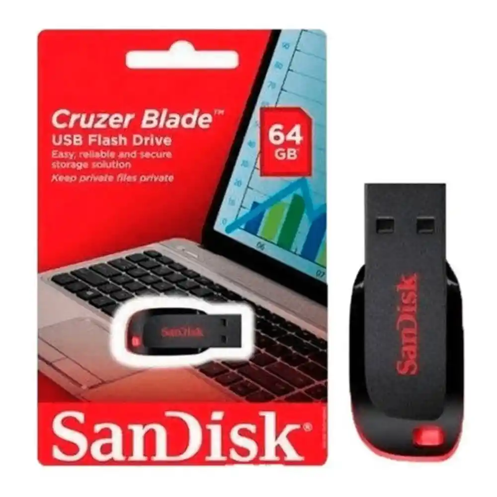 Pendrive 64g Sandisk Usb 2.o