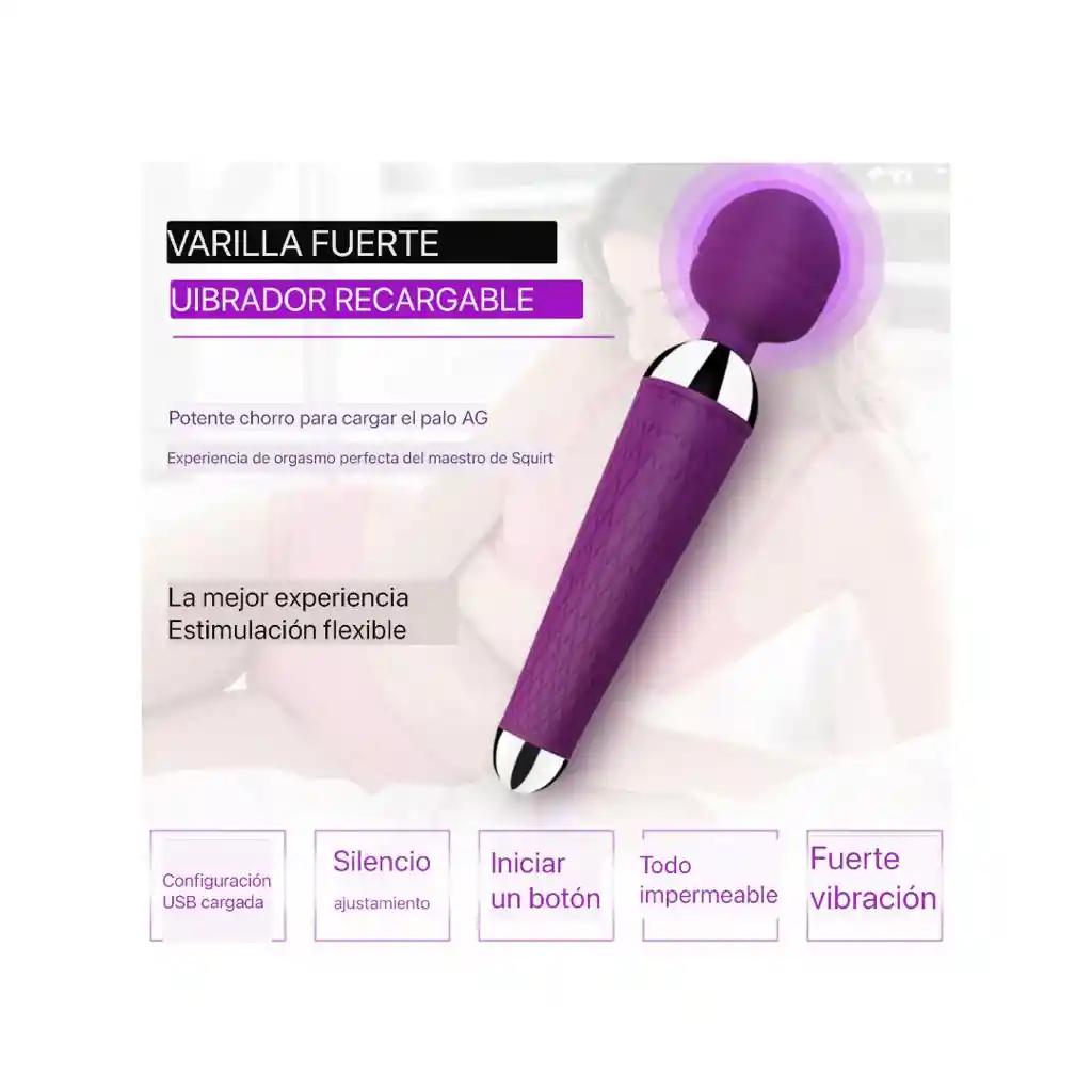 Micrófono Vibrador Negro