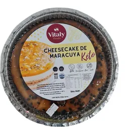 	cheesecake De Maracuya Keto 960 Gr Marca Vitalyfoods