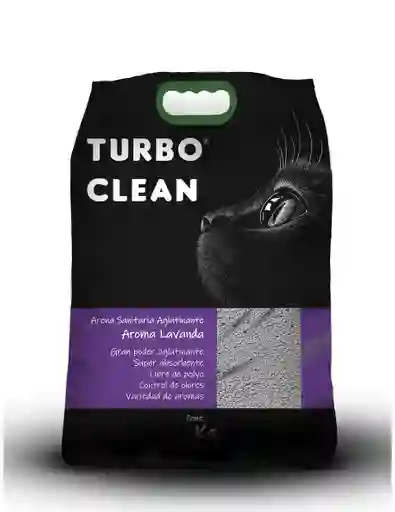 Arena Sanitaria Turbo Clean 20 Kg Lavanda