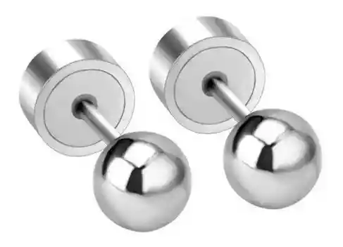 Aros Pendientes Abridor De Bebe 3mm Plateados Hipoalergenicos