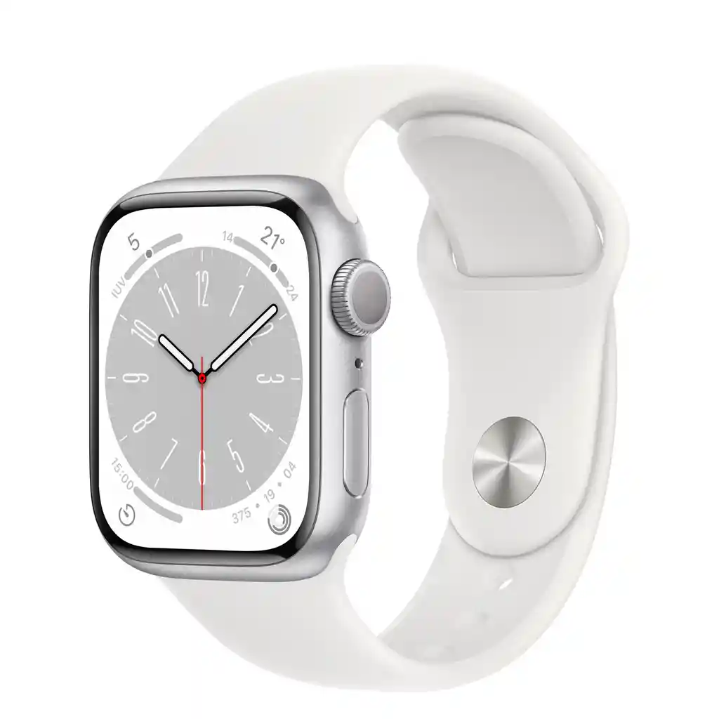 Correa Para Reloj Apple Watch Blanca De Silicona Para 38-40-41