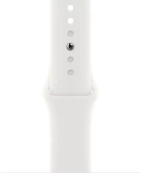 Correa Para Apple Watch Blanca De Silicona De 38-40-41mm