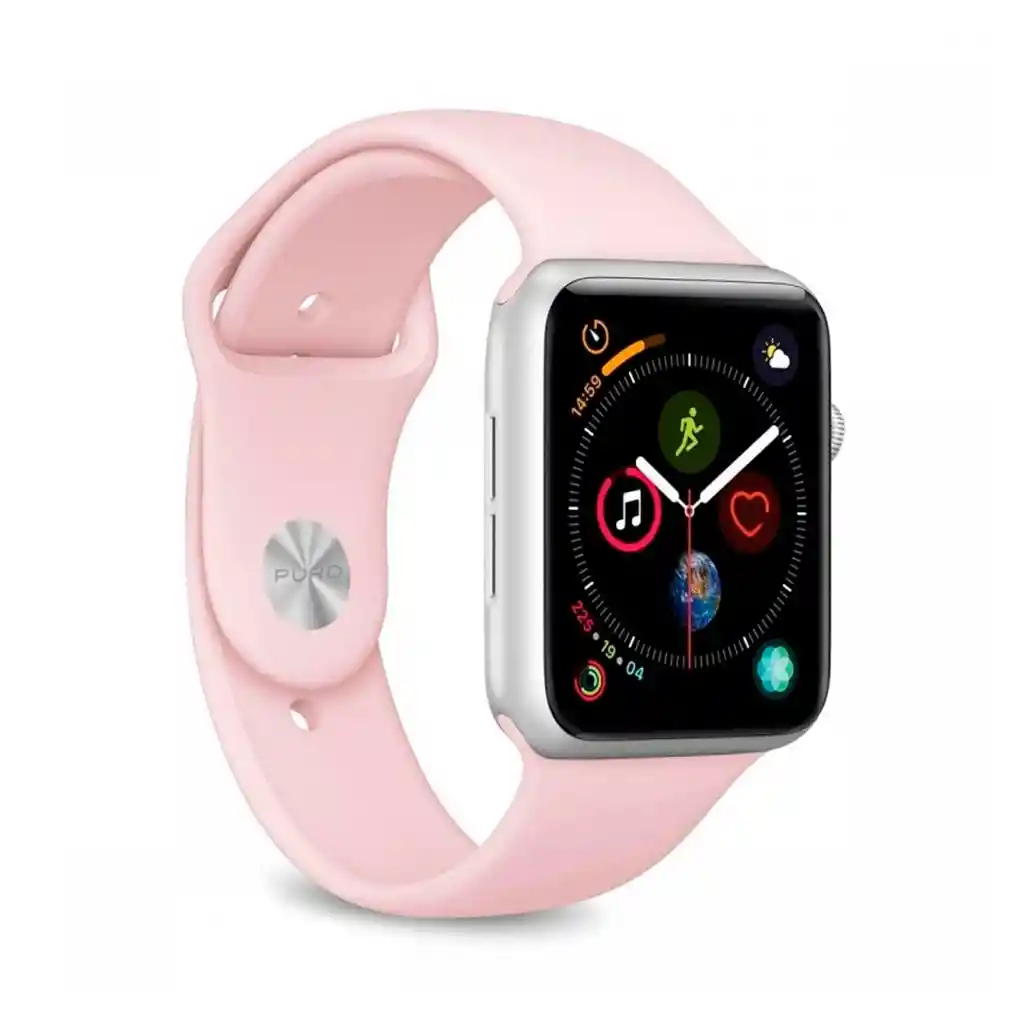 Correa Para Reloj Para Apple Watch Rosada 42-44-45 Mm