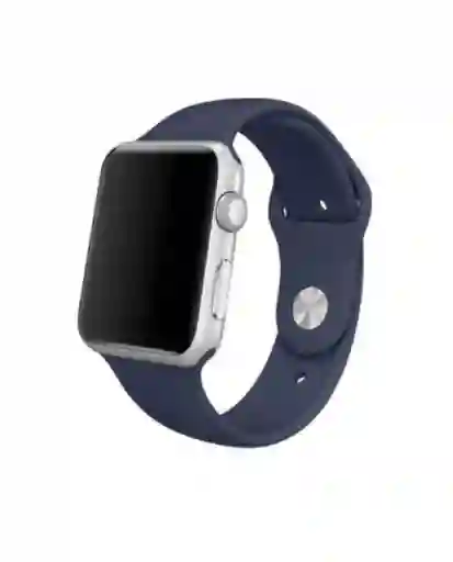 Correa Para Apple Watch Color Azul Oscuro 38-40-41 Mm