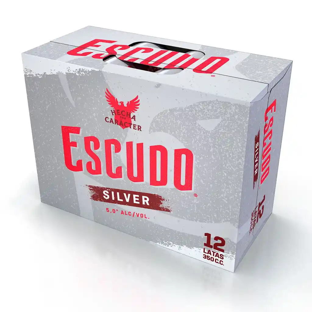 2 X Cerveza Escudo Silver Sixpack 470cc