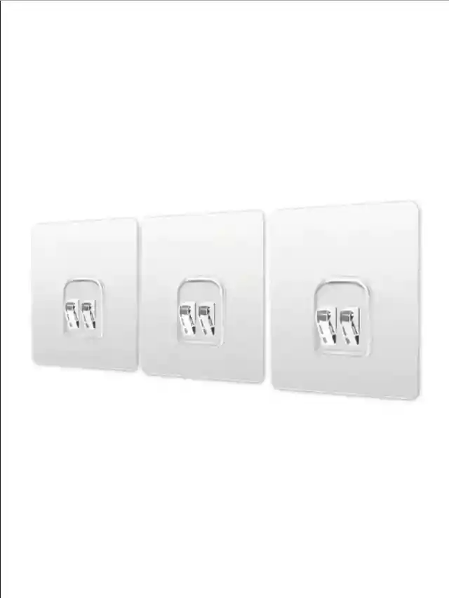 Deco&tools - Set De 2 Fijaciones Adhesivas