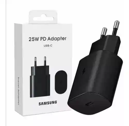 Adaptador Cargador De 25w Tipo C Samsung Carga Super Rapida