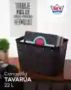 Canastilla Canasta Organizadora Multiusos Rattan 22 Litros