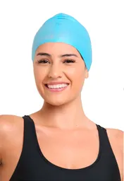 Gorro De Natación De Silicona Turquesa Samia