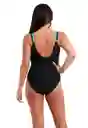 Traje De Baño Deportivo Con Vivos Verde Talla Xl Samia