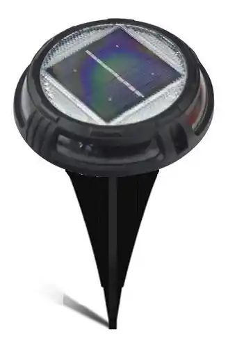 Estaca Focos Led Rgb Solar Exterior Piso Jardin Farol 4023