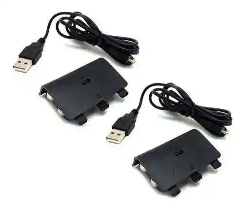 Pack X2 Kit Bateria Control Cargador Xbox One Bateria Xbox