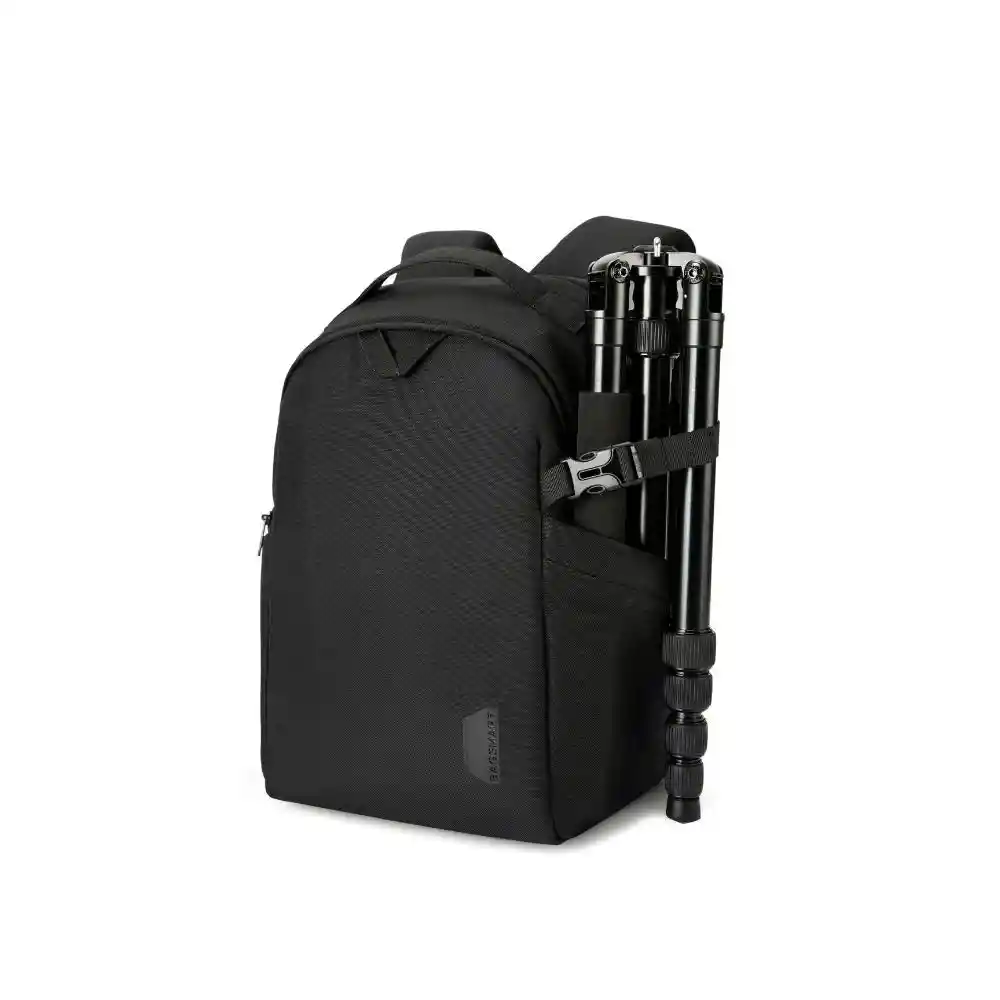 Bagsmart - Mochila Para Cámara Y Notebook De 13.3" - Negro