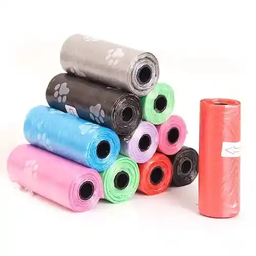 Bolsas Biodegradables Para Desechos De Perros (6 Rollos)